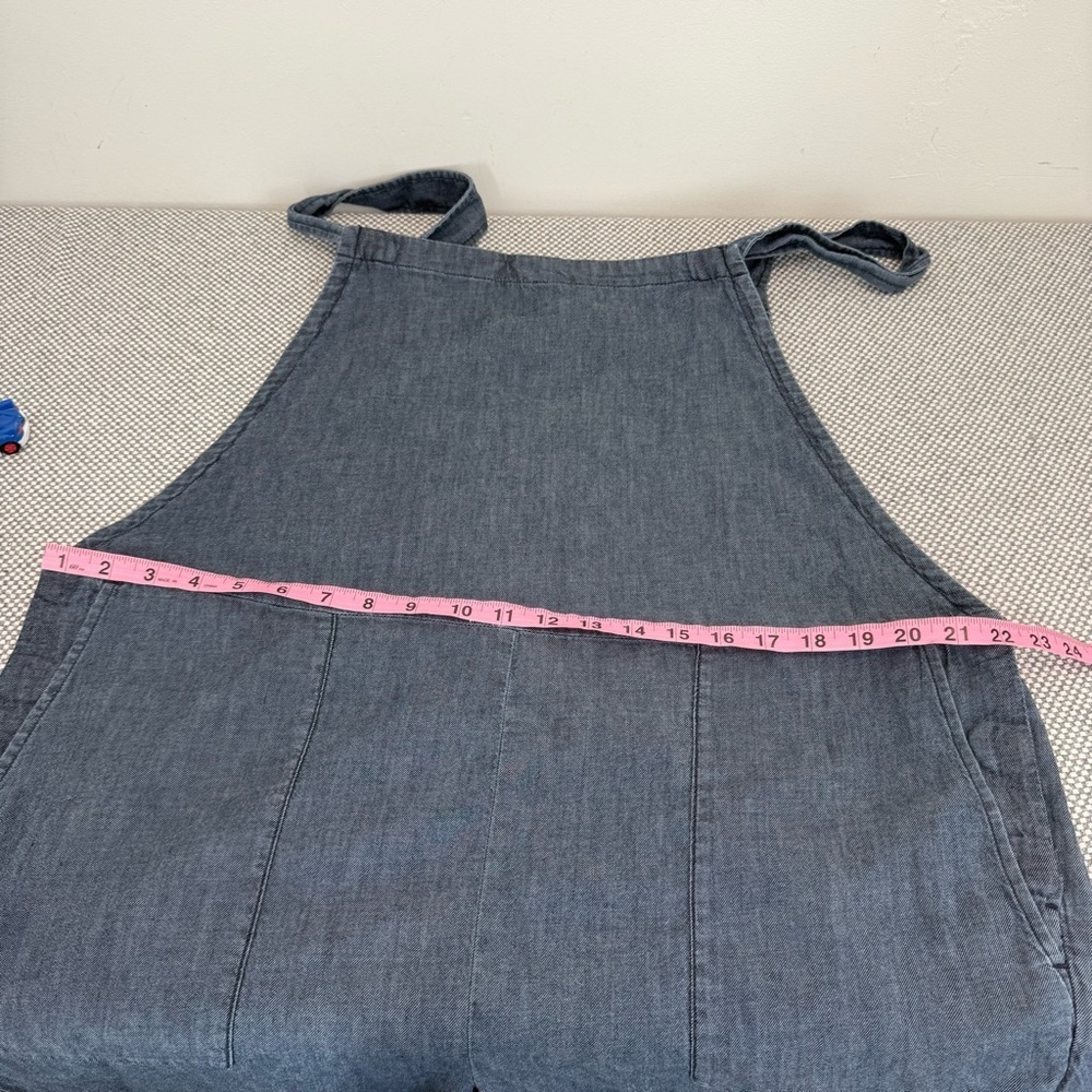 Eileen Fisher Airy Organic Cotton Twill Overalls Denim size XL - Picture 11 of 15